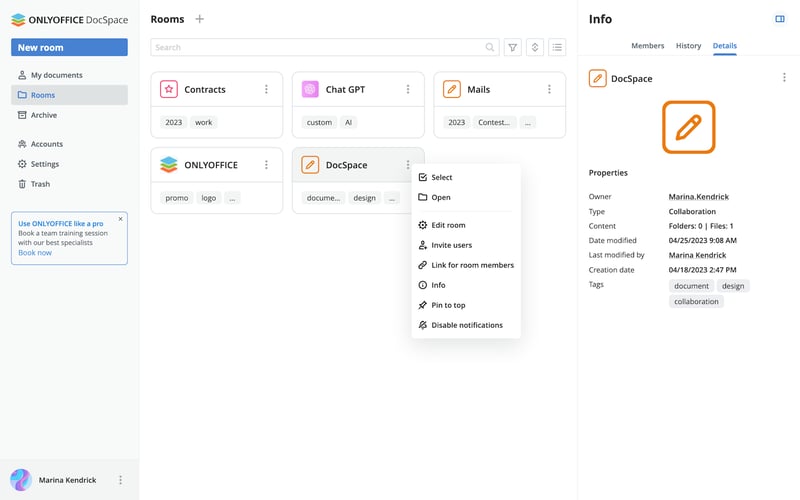 ONLYOFFICE screenshot 1