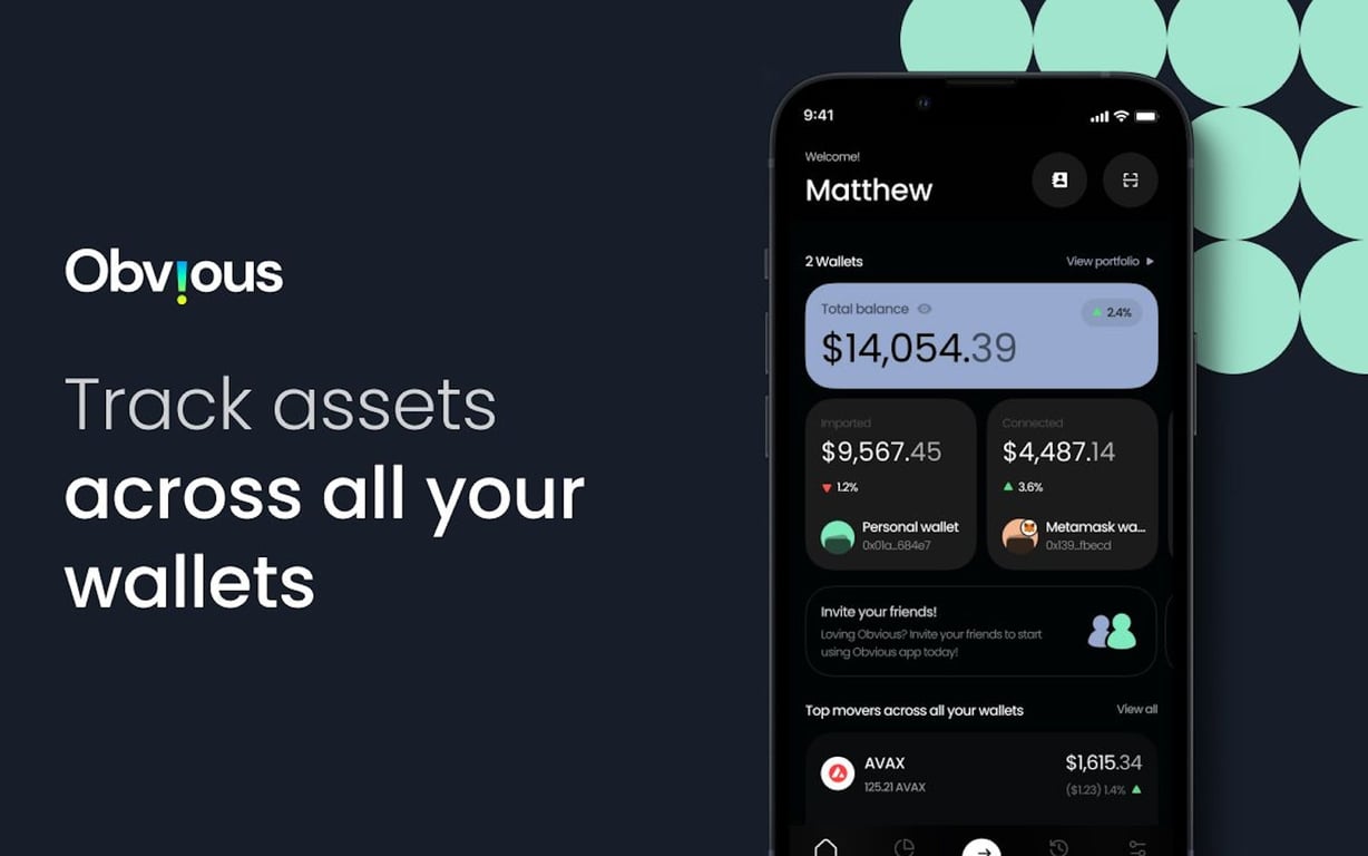 Obvious Crypto Wallet preview
