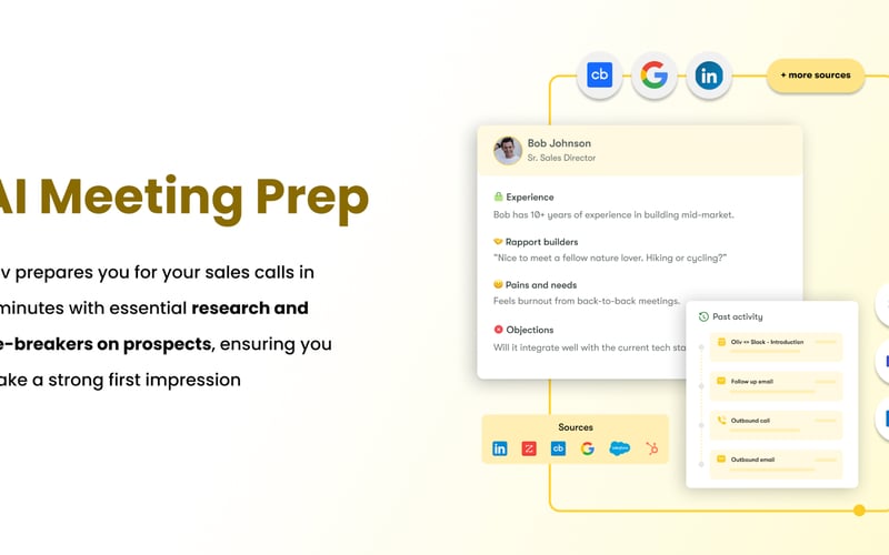 Oliv: The Next-Gen AI Sales Assistant screenshot 1
