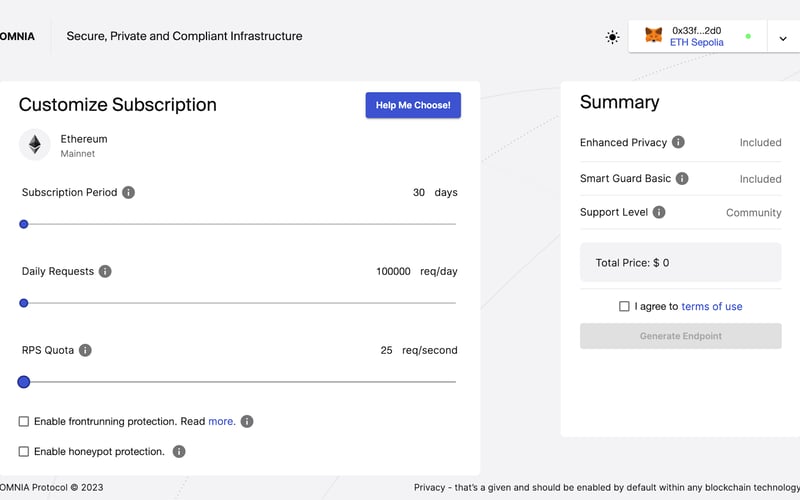 Omnia Protocol screenshot 3