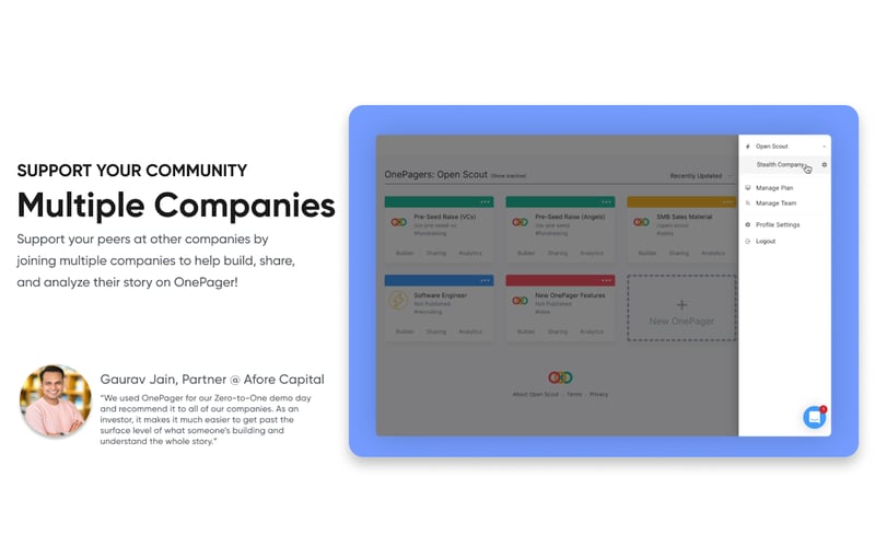 OnePager screenshot 3