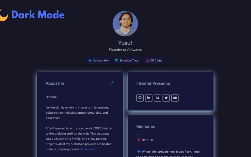 One Profile screenshot 3