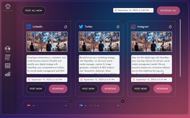 OpenRep screenshot 2