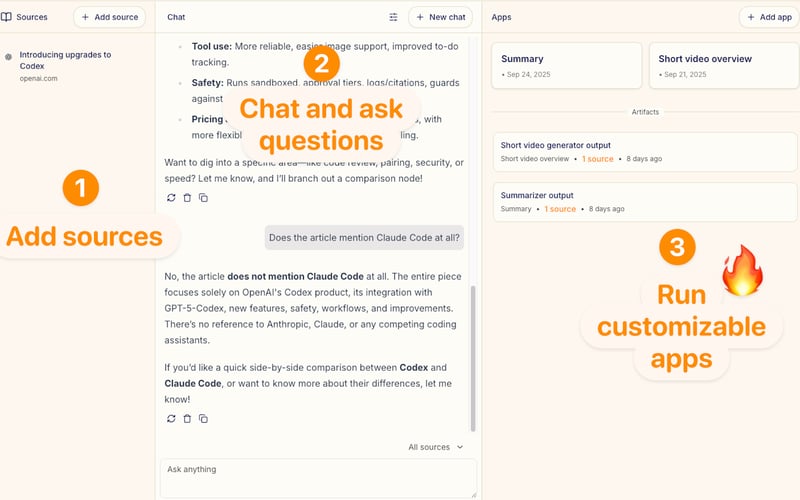 Open Notebook screenshot 2