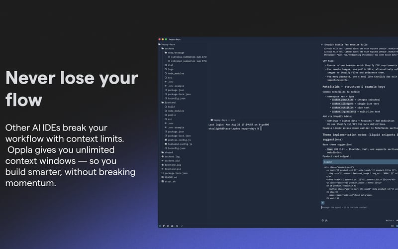 Oppla AI screenshot 2