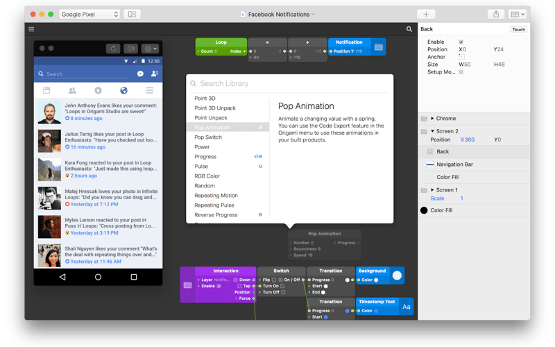 Origami Studio screenshot 3