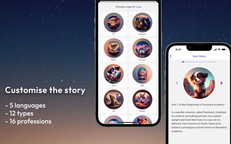 Oscar personal bedtime stories for kids screenshot 3