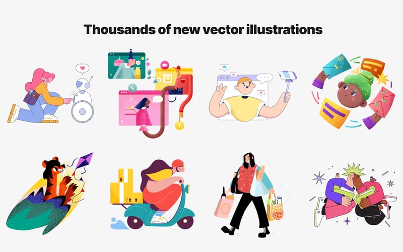 Ouch! Illustrations screenshot 1