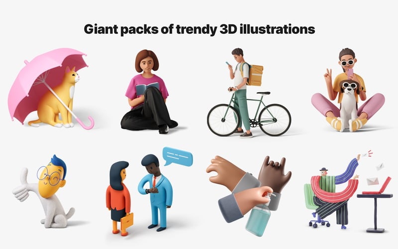 Ouch! Illustrations screenshot 2