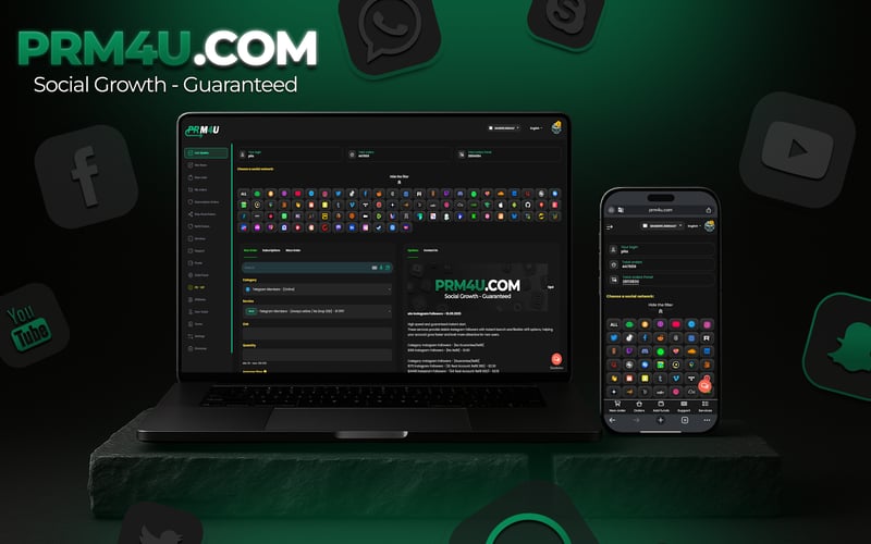 PRM4U SMM Panel screenshot 1