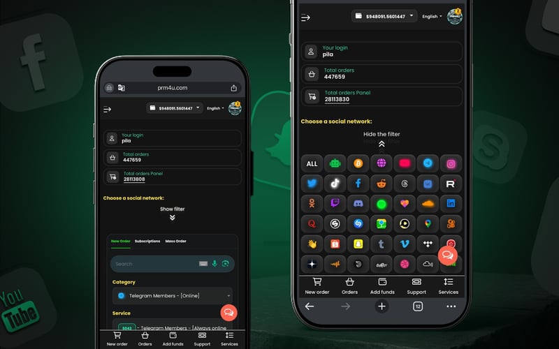 PRM4U SMM Panel screenshot 2