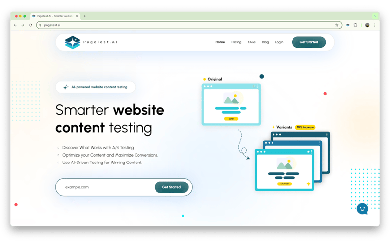 PageTest.AI screenshot 1