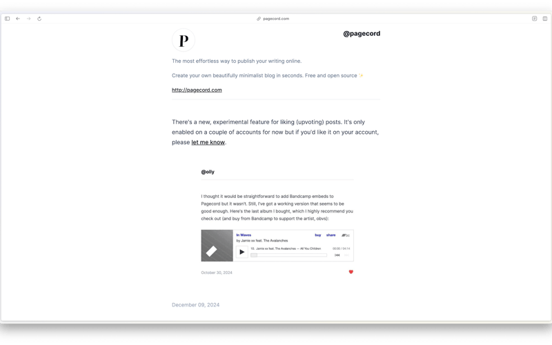 Pagecord screenshot 2