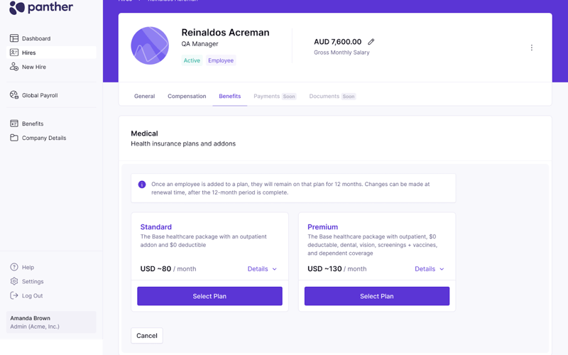 Panther screenshot 2