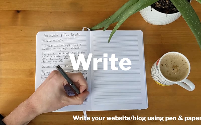 Paper Website screenshot 2