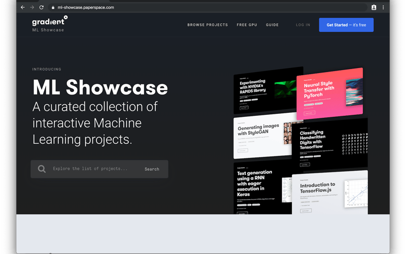 Paperspace screenshot 1