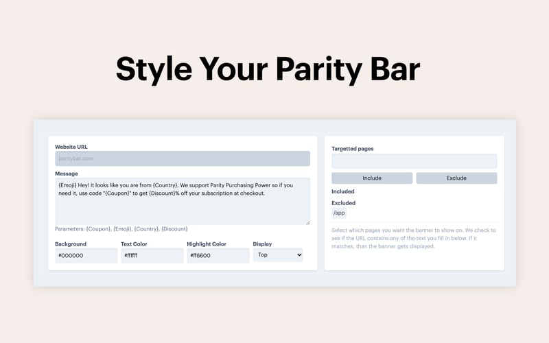 Parity Bar screenshot 2
