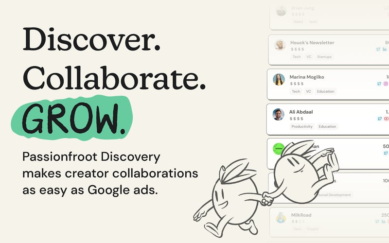 Passionfroot Discovery screenshot 1