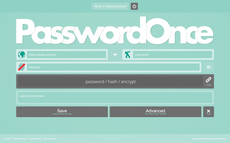Password Once screenshot 3