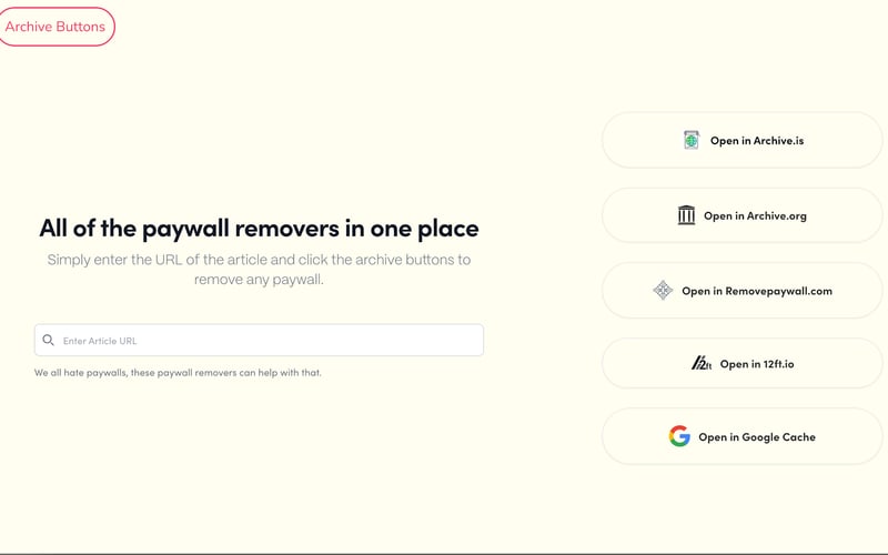 Paywall Removers screenshot 1