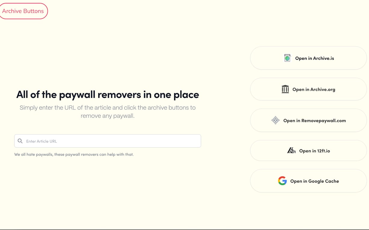 Paywall Removers preview