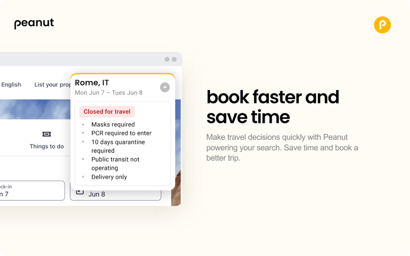 Peanut for Chrome screenshot 1