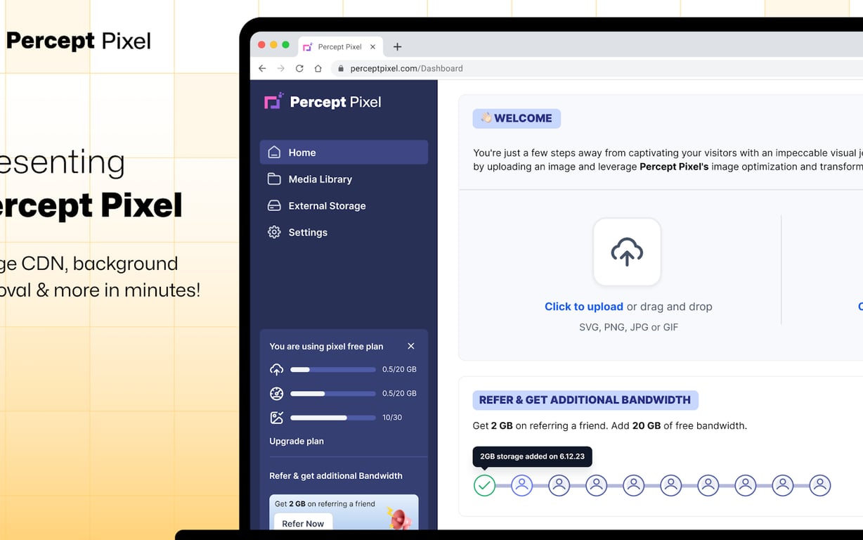 Percept Pixel preview