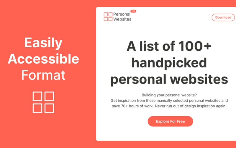 Personal Websites screenshot 2