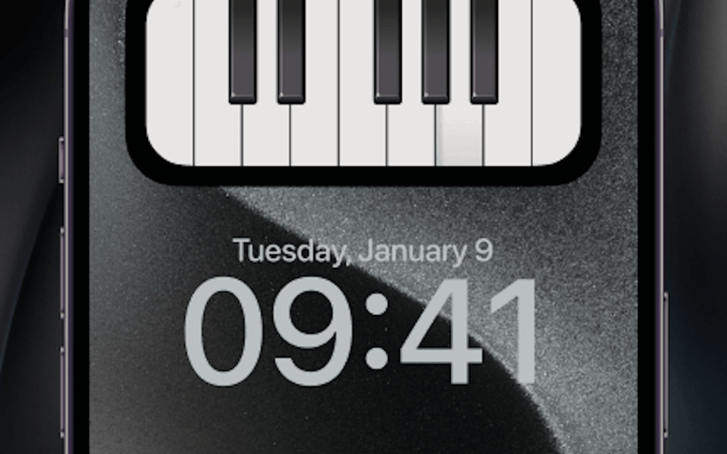 Piano Widget screenshot 1