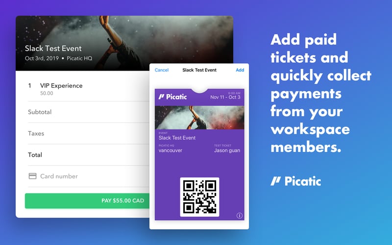 Picatic screenshot 1