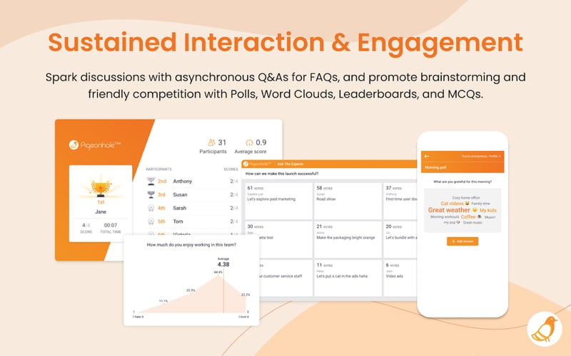 Pigeonhole Live screenshot 2