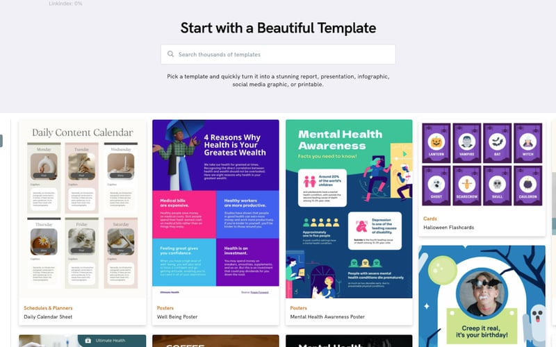 Piktochart screenshot 2