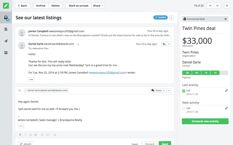Pipedrive screenshot 1