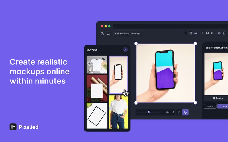 Pixelied Mockups screenshot 1