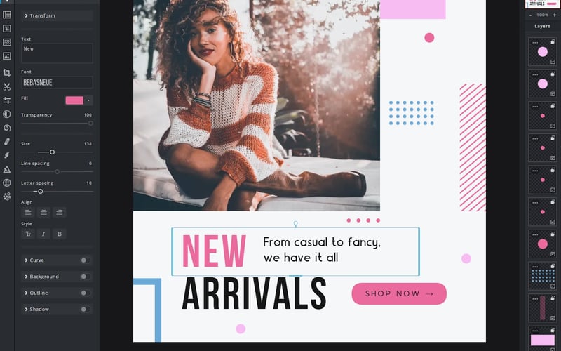 Pixlr X screenshot 1