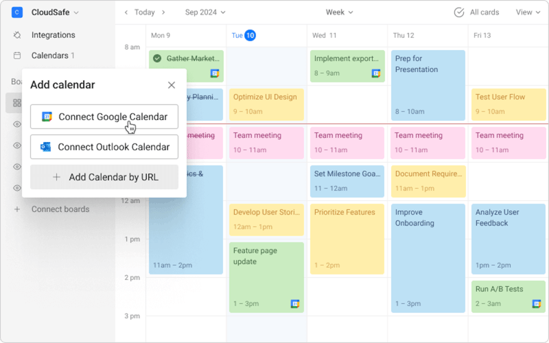 Planyway screenshot 1
