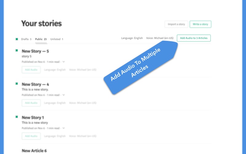 Play for Medium writers screenshot 3