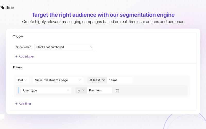 Plotline screenshot 3