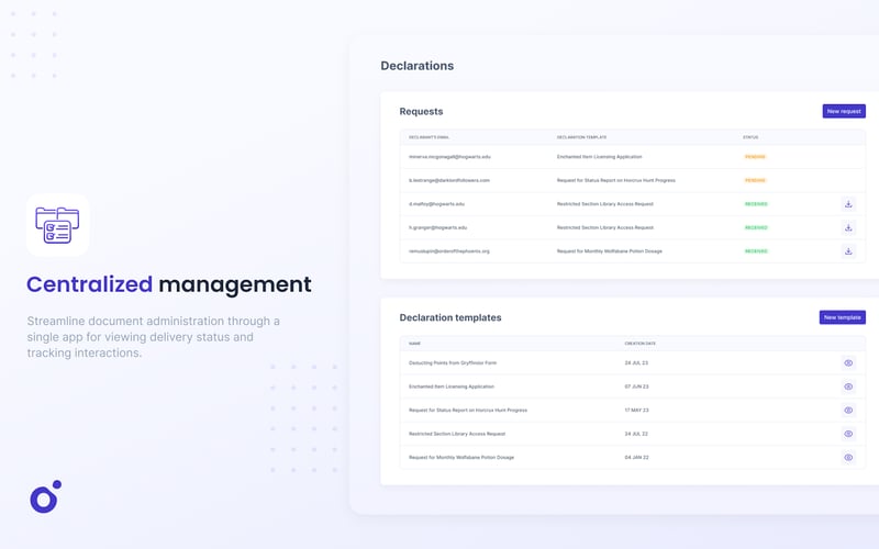 Plutto Declarations screenshot 2