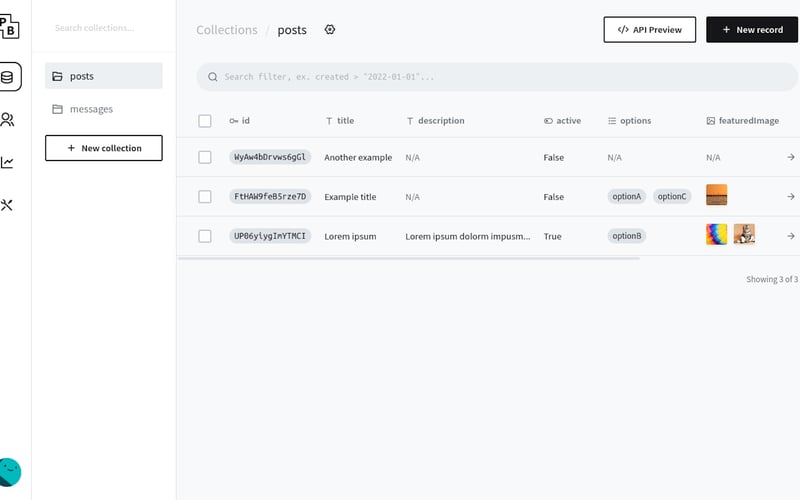 PocketBase screenshot 1