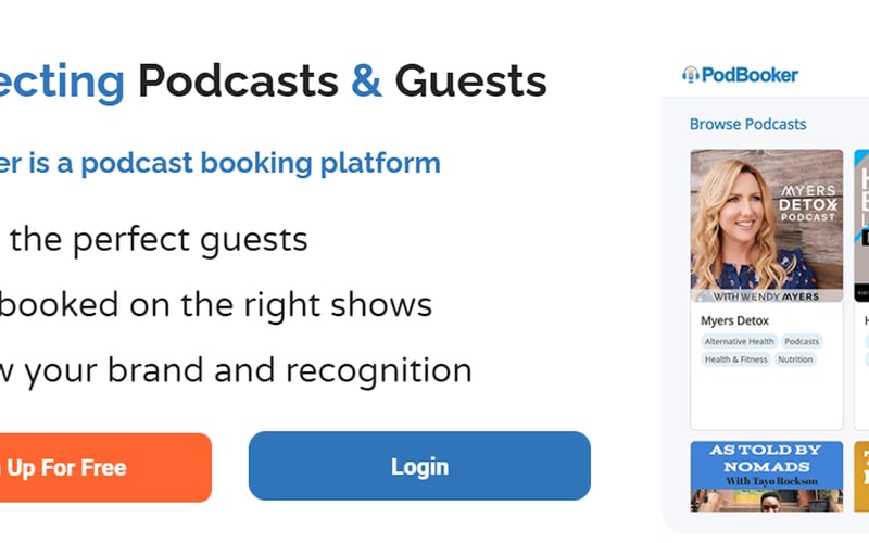 PodBooker screenshot 1