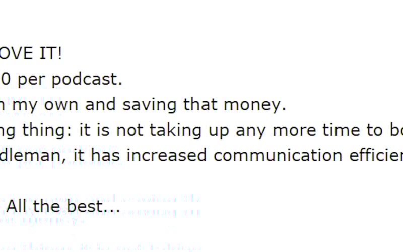 PodBooker screenshot 2