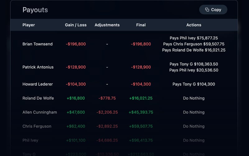 Poker Payout screenshot 2