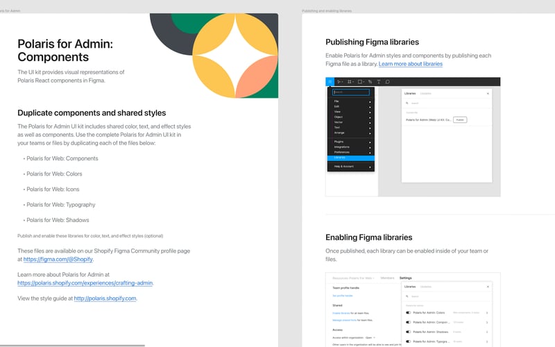 Polaris for Admin Figma UI kit screenshot 2
