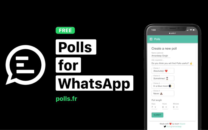 Polls for WhatsApp screenshot 1
