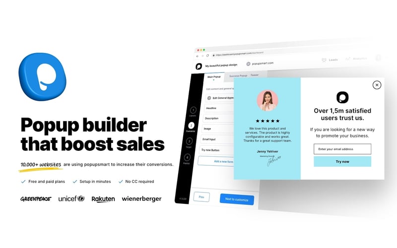 Popupsmart screenshot 1