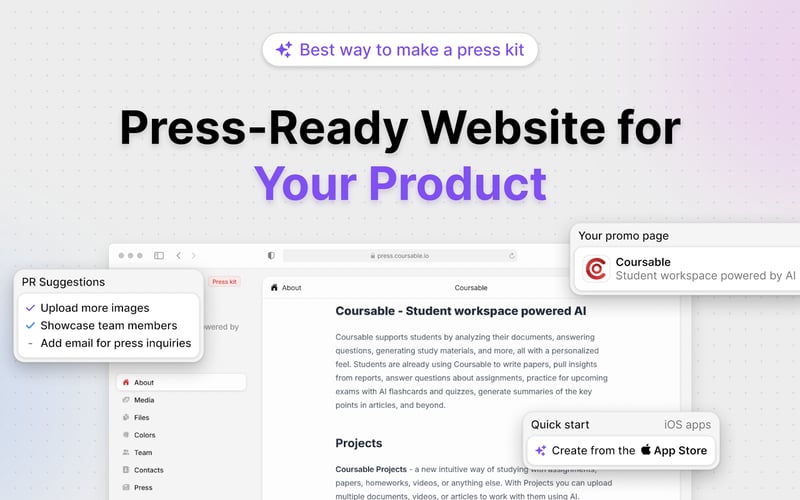 Pressdeck screenshot 1