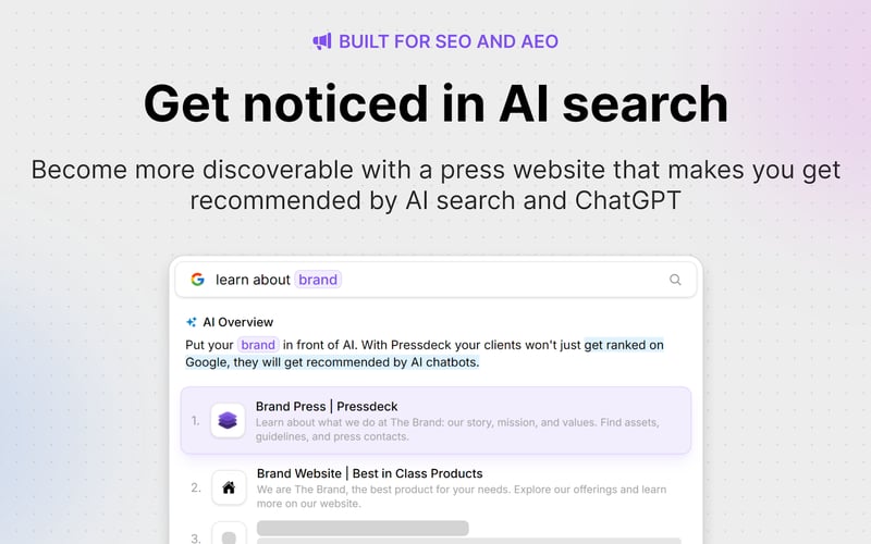 Pressdeck screenshot 3
