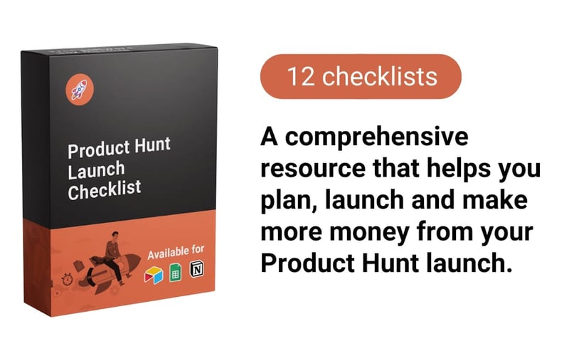 Product Hunt Launch Checklist screenshot 1