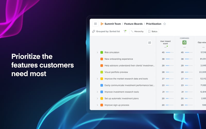 Productboard screenshot 3
